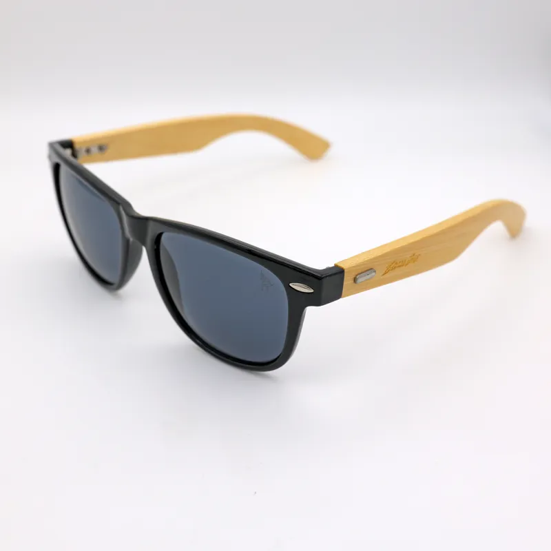 Zuma Jay Wayfarer Sunglasses Bamboo Black-1